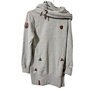 Naketano Gray Sweatshirt Hoodie Size Large
